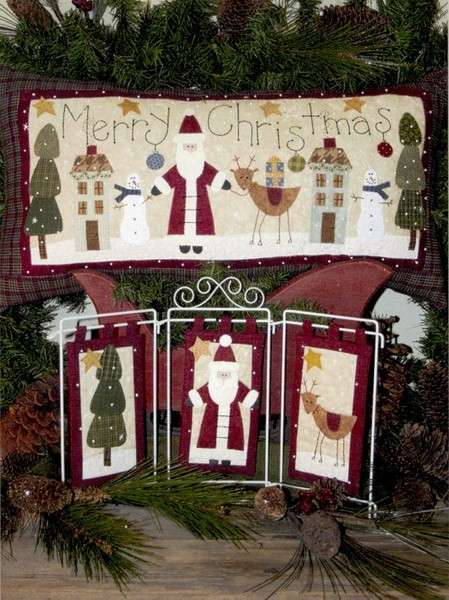 Santa Claus Pillow &Hangers-0431-2000