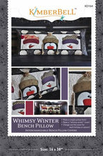 Load image into Gallery viewer, Whimsey Winter Bench Pillow