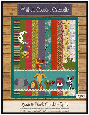 Moon & Back Critter Quilt