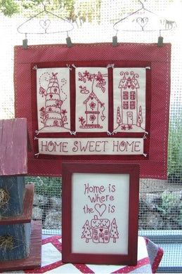 Home Sweet Home Redwork