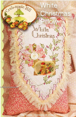 White Christmas Pillow